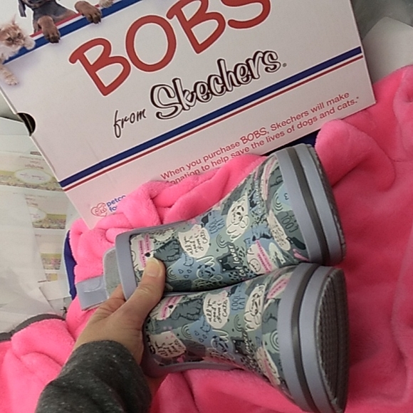 NIB Women's BOBS by Skechers waterproof 🐈cat boots size 6 - Picture 3 of 11